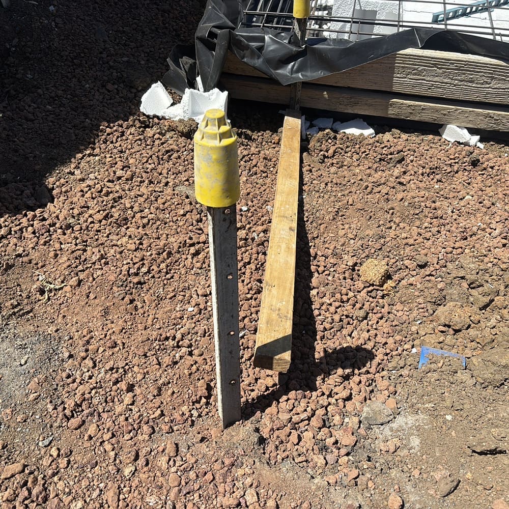 Bracing not enough, recorded during a slab pre-pour inspection in Beveridge