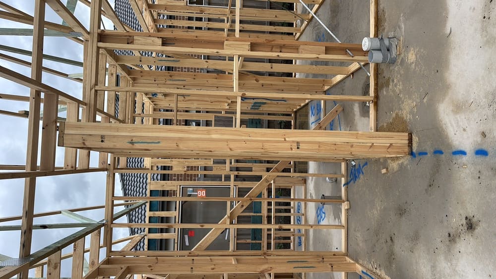 Double wall connections, recorded during a frame inspection in Beveridge